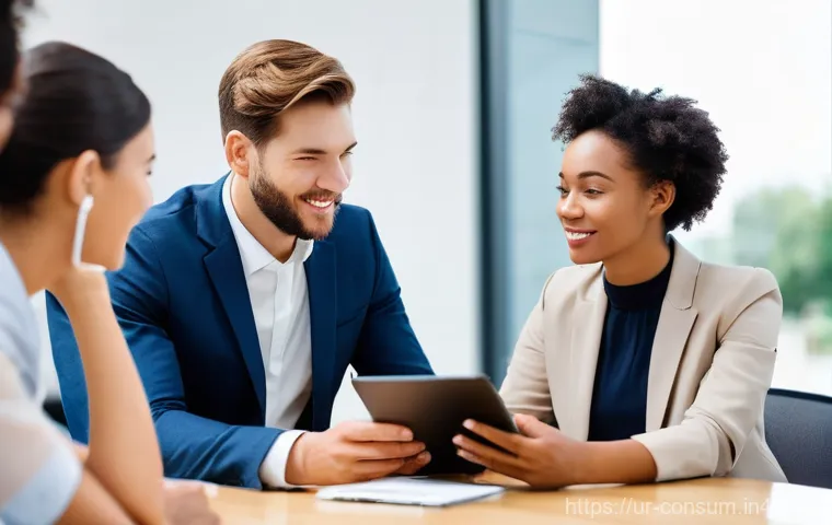 소비자중심 경영 도입 가이드 - **Prompt 1: Deep Customer Understanding Session**
    "A group of diverse individuals, including bot...