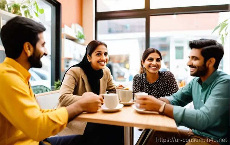 소비자중심 경영 사례와 지속 가능성 전략 연구와 분석 - **Prompt 1: A Customer-Centric Small Business Gathering**
    "A vibrant and bustling scene inside a...