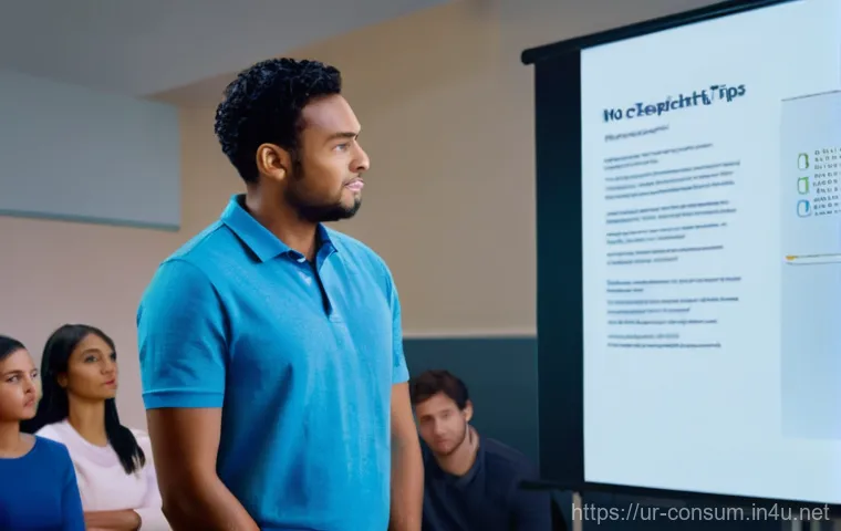 소비자전문기술사 자격증 취득 과정 - **Prompt 1: Navigating Digital Challenges**
    "A diverse group of adults and young adults (over 15...