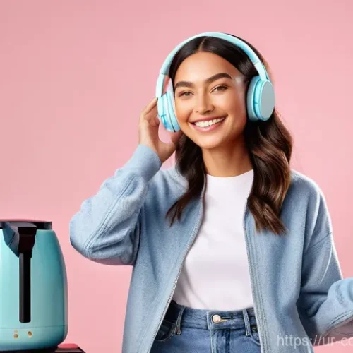 Home 31 소비자 행동과 디지털 마케팅의 연관성 - **Social Media Influencer Promoting a Product:**
A vibrant female social media influencer, in he...