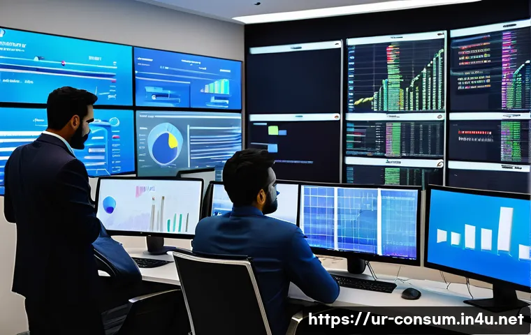 소비자 행동 데이터를 활용한 비즈니스 성공 사례 - A modern corporate office setting in Karachi, Pakistan, showing a diverse team of professionals anal...