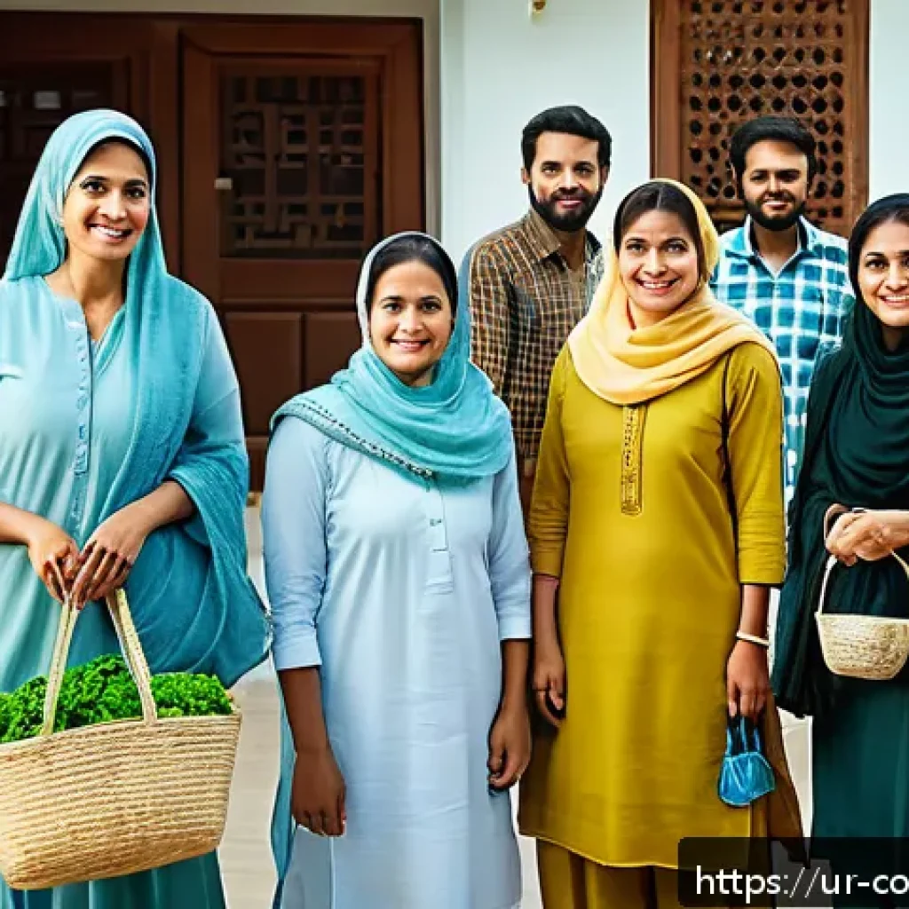 소비자중심 경영을 통한 지속 가능성 확보 사례 - A vibrant marketplace scene in Pakistan featuring eco-friendly products prominently displayed, such ...
