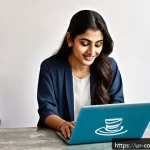Home 21 소비자 보호법 관련 최신 동향 분석 - A modern online shopping scene in a cozy home setting featuring a South Asian adult woman using a la...